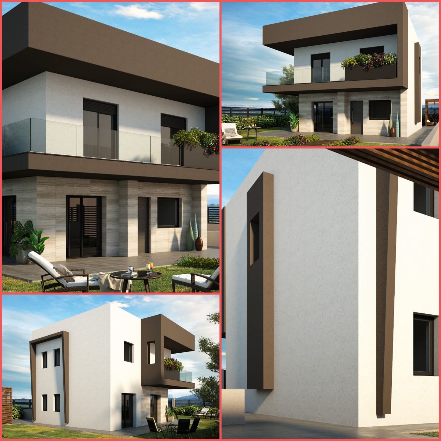 Realizzazione di 3 ville