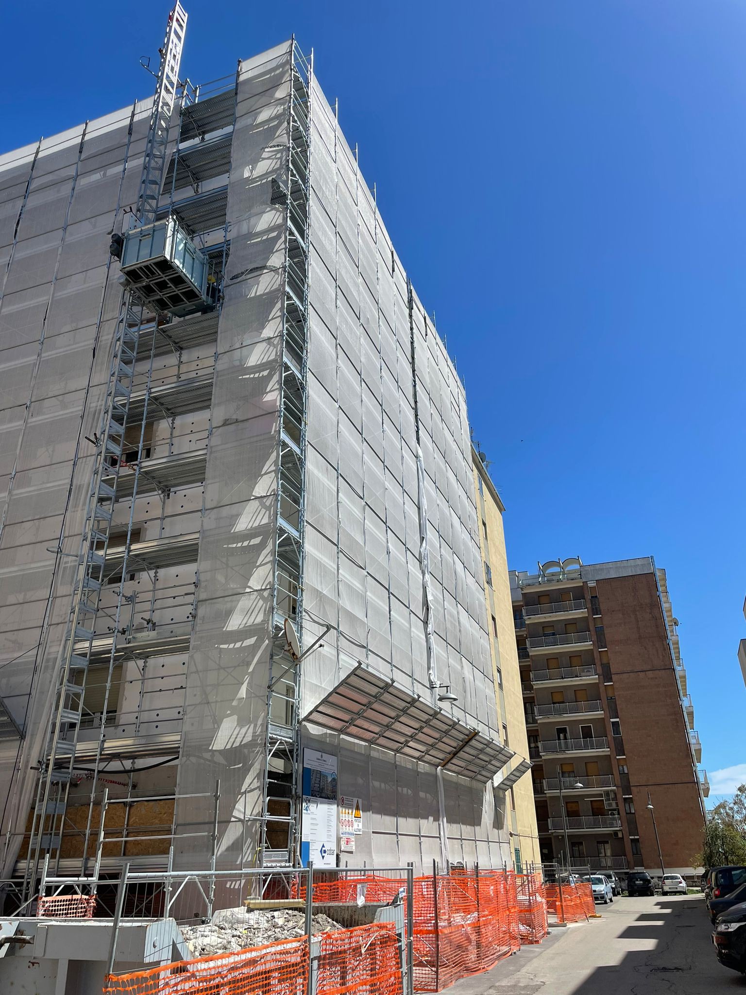 Lavori di efficientamento Energetico in via Malta